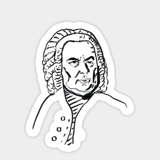 Johann Sebastian Bach - sketch Sticker